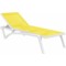 Leżak ogrodowy Siesta Pacific White / Yellow