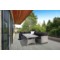 Narożnik ogrodowy technorattanowy Lagos Muddy Grey / Black Melange