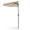 Parasol na balkon połówkowy Bima 140 cm Grey / Ecru