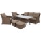 Meble ogrodowe technorattanowe Bergamo Elegant Ginger / Brown Melange