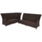 Narożny zestaw mebli ogrodowych lewy Alicante Brown Mat / Brown Melange
