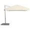 Parasol ogrodowy Litex Garden Rio 300 cm Silver / Ecru