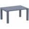 Stół Siesta Vegas 100+40 cm Dark Grey