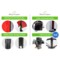 Namiot handlowy 250 x 250 cm zielony