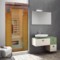 Sauna infrared Nordum Classic 2-osobowa WiFi brązowa