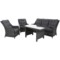 Meble ogrodowe technorattanowe Alicante Grey / Grey Melange