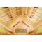Sauna infrared narożna Nordum Classic 3-osobowa brązowa