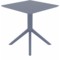 Meble ogrodowe Siesta Mila Sky 70 cm Dark Grey 2+1