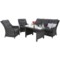 Meble ogrodowe technorattanowe Alicante Grey / Grey Melange
