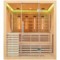 Sauna infrared Nordum Solea 4-osobowa naturalna