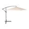 Parasol ogrodowy Malabo 300 cm Grey / Ecru z podstawą