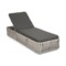 Leżak ogrodowy technorattanowy Samos Cream / Grey Melange