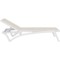 Leżak ogrodowy Siesta Pacific White / Taupe