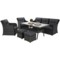 Meble ogrodowe technorattanowe Bergamo Elegant Grey / Grey Melange