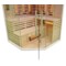 Sauna infrared narożna EA3CR White z koloroterapią