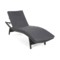 Zestaw leżaków ogrodowych z technorattanu Marbella Grey / Grey Melange ze stolikiem