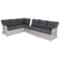 Narożny zestaw mebli ogrodowych lewy California Light Grey / Grey Melange