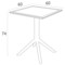 Stół Siesta Sky Folding White