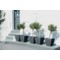 Donica ogrodowa Prosperplast Latia Square Midl Granite Graphite 69 l