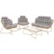 Meble ogrodowe technorattanowe Palermo Beige / Light Grey