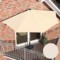 Parasol na balkon połówkowy Bima 140 cm Grey / Ecru