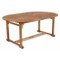 Meble ogrodowe drewniane Akacja Oval 180+60 cm 8+1