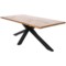 Meble ogrodowe drewniane Oregon 200 cm Black / Teak + Akacja Cross 8+1 poekspozycyjne