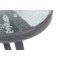 Meble ogrodowe metalowe Sevilla 145 cm Grey / Black 6+1