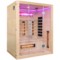 Sauna infrared Nordum Solea 3-osobowa naturalna