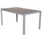 Meble ogrodowe aluminiowe Ibiza 150 cm Silver / Taupe 6+1
