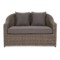 Meble ogrodowe technorattanowe Modena Silk Grey / Melange