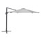 Parasol ogrodowy Roma 350 cm Grey / Light Grey z podstawą