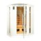 Sauna infrared narożna DH2C White z koloroterapią