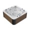 Wanna ogrodowa z hydromasażem Aquess Zenya 5202 Grey / Brown 5-osobowa