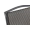 Krzesło ogrodowe metalowe Atlanta Grey / Black Diamond