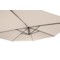 Parasol ogrodowy Malabo 300 cm Grey / Ecru z podstawą