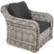 Meble ogrodowe technorattanowe Foggia Light Grey / Grey Melange