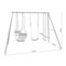 Huśtawka ogrodowa dla dzieci SGL-01