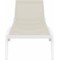 Leżak ogrodowy Siesta Pacific White / Taupe