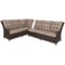 Narożny zestaw mebli ogrodowych lewy Alicante Brown Mat / Brown Melange