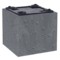 Donica ogrodowa Prosperplast Sierra Square High Beton Effect Marengo 31 l