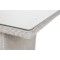 Narożny zestaw mebli ogrodowych prawy Alicante White / Grey