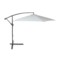 Parasol ogrodowy Malabo 300 cm Grey / Light Grey z podstawą