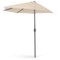 Parasol na balkon połówkowy Bima 140 cm Grey / Ecru