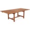 Stół ogrodowy drewniany Meranti 180+50 cm