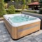 Wanna ogrodowa z hydromasażem Aquess Ecstatic 8203 7-osobowa Sterling White / OAK