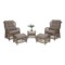 Meble ogrodowe technorattanowe Corfu Light Brown / Beige Melange