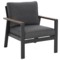Zestaw mebli aluminiowych Turyn Dark Grey / Grey Melange