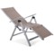 Zestaw krzeseł ogrodowych aluminiowych Ibiza Relax Silver / Taupe
