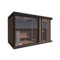 Sauna fińska zewnętrzna TerModula z mini szatnią 373 x 210 cm